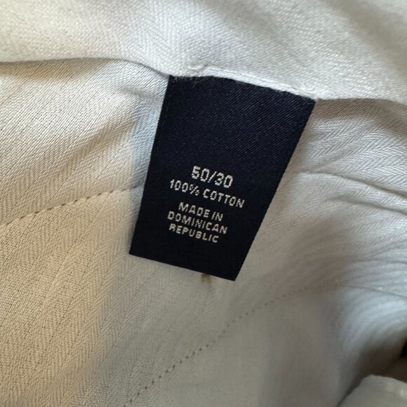 Ralph Lauren Men Tan Pleated Chino Pants 50 NEW Cotton Casual Trousers Old Money - Picture 4 of 7